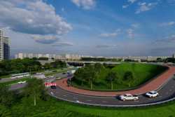 На одному iз найзавантаженiших перехресть Оболонi покращать рух