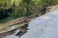 На будiвництвi поряд iз Солом'янським ландшафтним парком стався зсув грунту