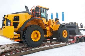 Горняки Ровенской области получили новый мощный погрузчик Volvo