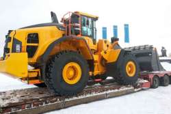 Горняки Ровенской области получили новый мощный погрузчик Volvo