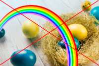 Не страна, а психбольница: в РФ запретили красить яйца в желтый и голубой цвета, на очереди радуга