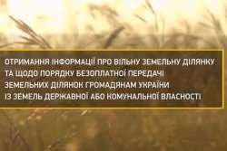 Как получить информацию про свободный земельный участок. Видео