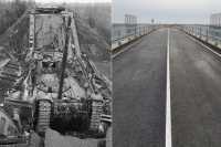 У Миколаївськiй областi вiдкрили для транспорту шляхопровiд через залiзницю