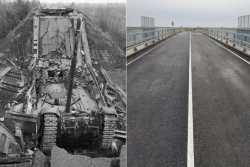 У Миколаївськiй областi вiдкрили для транспорту шляхопровiд через залiзницю