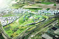 Спроектирован футуристический ТРЦ в пригороде Парижа