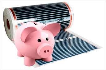 Сколько электричества потребляет «теплый пол». Видео