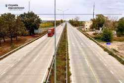 Бiля Миколаєва оновили дiлянку дороги
