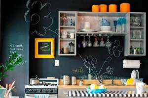 Как оформить интерьер с помощью грифельных досок: 10 лучших вариантов. Фото