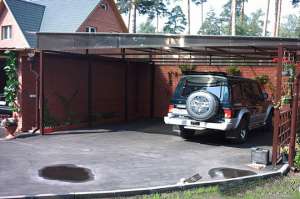 Как правильно забетонировать площадку под стоянку автомобиля