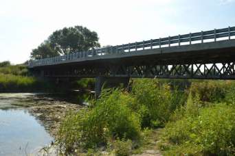 Под Полтавой капитально отремонтированный мост оказался аварийным