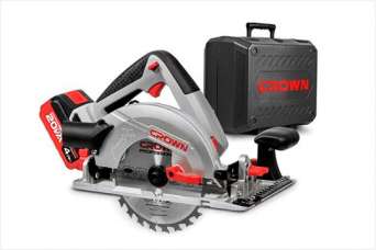 Аккумуляторная дисковая пила Crown CT25002–165HX: конструкция