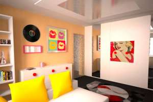 8 лучших вариантов интерьера с применением гипсокартона. Фото