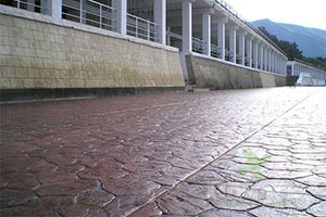 В Украине появилось новая технология отделки – печатный бетон