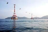 Между Китаем и Россией начали строить канатную дорогу