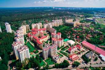 Строительство жилья в пригороде Киева все время растет