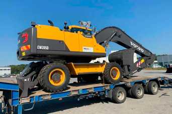 Дороги в Ровенской области будут строить новые экскаваторы Volvo