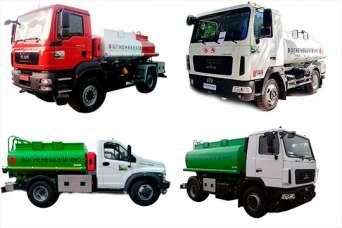 Самые распространенные формы автоцистерн для перевозки светлых нефтепродуктов