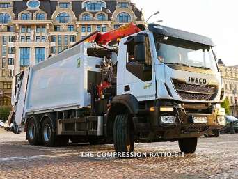В Украине представили сверхмощный мусоровоз IVECO Trakker