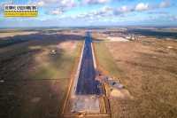 Реконструированная полоса в аэропорту Херсона почти готова