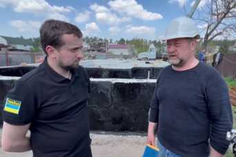 Под Киевом уже строят первые дома для потерявших жилье