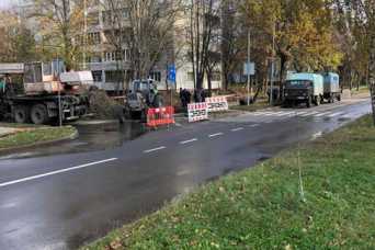 У Львовi замiнили частину магiстрального водопроводу