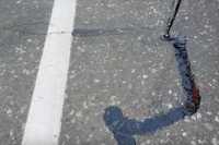 У Києвi залили понад 380 км трiщин асфальтобетонного покриття на дорогах