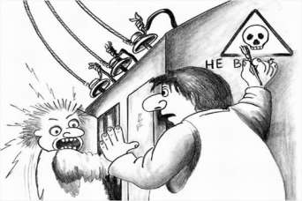 Строительные приколы: самые невероятные электрики в мире