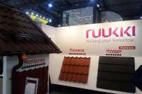 На выставке в Киеве Ruukki представила качественную водосточную систему