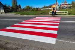 На п&#039;яти стратегiчних маршрутах оновили маркування