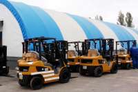 В Украине представили вилочные дизельные погрузчики Caterpillar