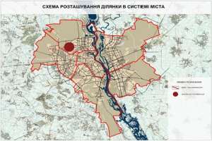 Генплан развития Киева до 2020 года. Район, прилегающий к ул. Маршала Гречко и просп. Правды