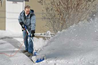 Электрические лопаты для уборки снега. Видео