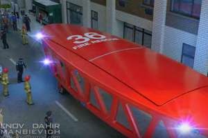 Как  будет выглядеть техника ближайшего будущего: пожарная машина. Видео