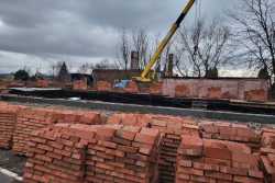 В Iванiвському лiцеї заклали фундамент нового харчоблоку