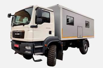 В Украине изготовлена партия жилых модулей на базе MAN