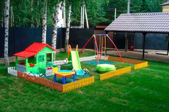 20 лучших вариантов обустройства детской площадки в саду. Фото