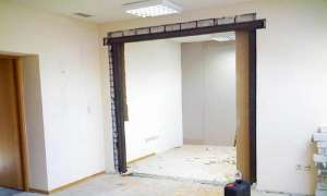 Как правильно выполнить проем в несущей стене