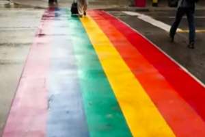 Радужный перекресток стал символом единения