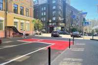 В Киеве появилась новая велосипедная инфраструктура