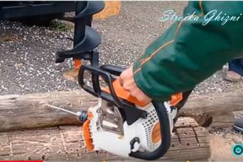 Строительные курьезы: невероятные насадки к бензопилам. Видео