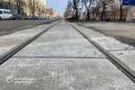 Днiпро закiнчує ремонт дiлянки трамвайного переїзду на головному проспектi
