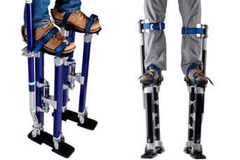 Курьезы: изобретены экзотические строительные ходули. Фото