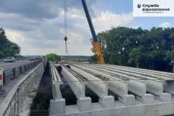 На захiдному обходi Львову ремонтують важливий шляхопровiд