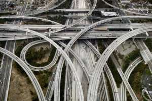 Самая сложная дорожная развязка в мире. Видео