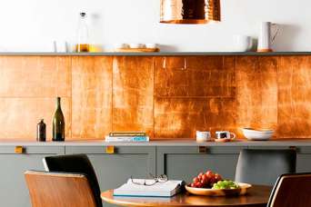 Как выглядит медь в интерьере. 15 фото