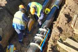 У Винниках замiнили частину аварiйного каналiзацiйного колектора