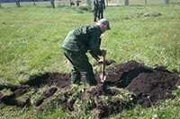 Во Львове придумали инструмент для рытья окопов