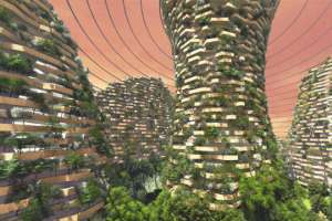 Китай грезит вертикальными лесами на Марсе