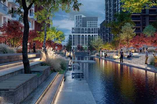 В рамках ЖК подземную реку выведут на поверхность