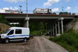 Поблизу Тернополя випробували на мiцнiсть 2 мости